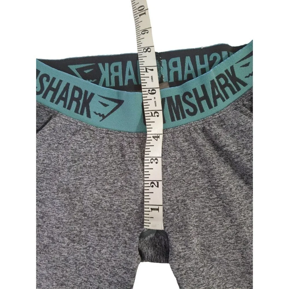 Gymshark Flex V3‎ Leggings Womens Small Gray Blue Athletic Activewear